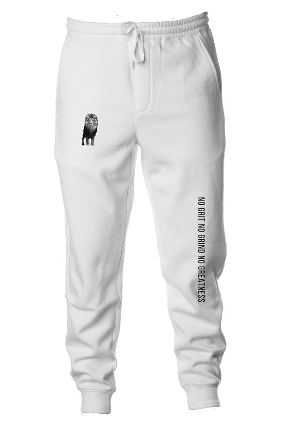 Midweight Fleece Joggers - No Grit No Grind No Greatness - SMIZE By RachelSMIZE By Rachel