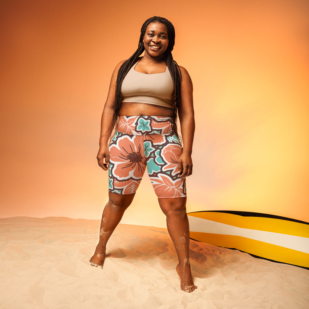 Biker Shorts-Hawaii Dreamin - SMIZE By RachelSMIZE By Rachel