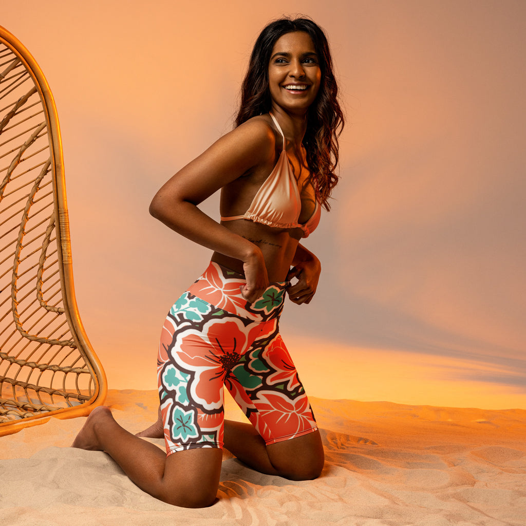 Biker Shorts-Hawaii Dreamin - SMIZE By RachelSMIZE By Rachel
