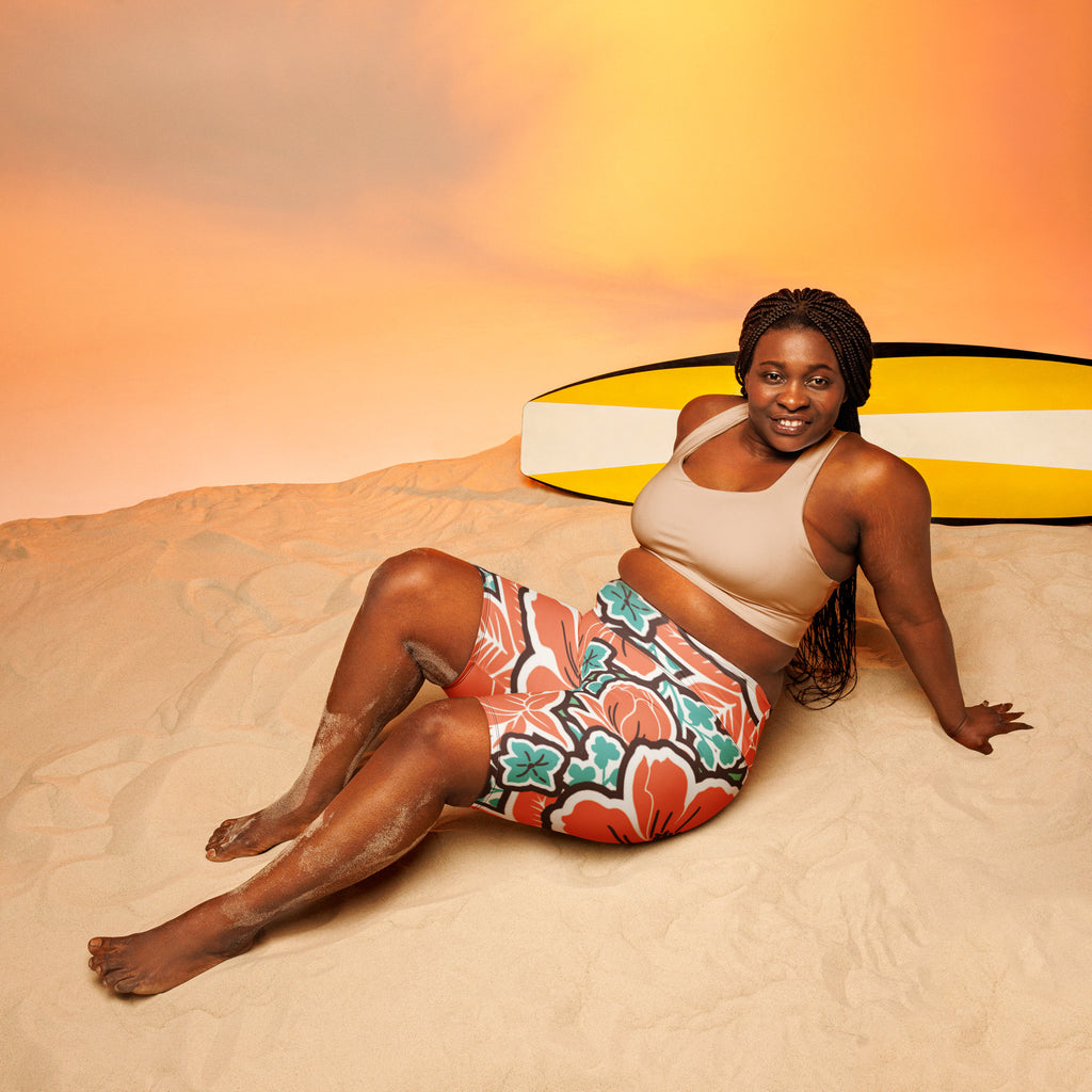 Biker Shorts-Hawaii Dreamin - SMIZE By RachelSMIZE By Rachel