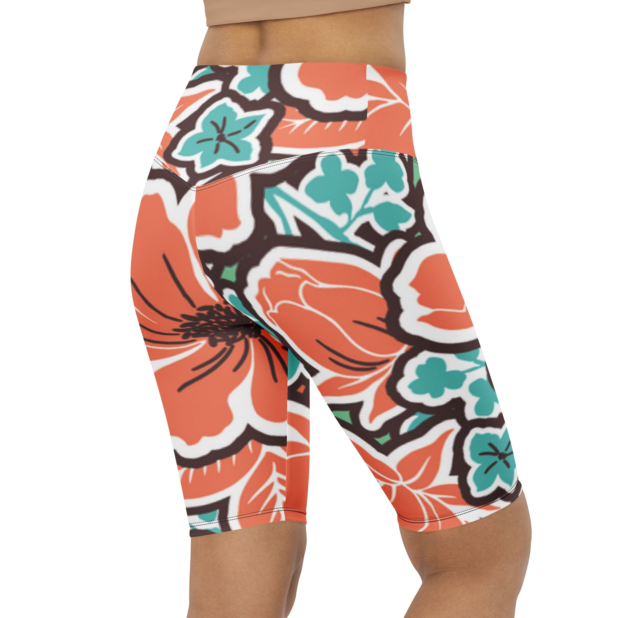Biker Shorts-Hawaii Dreamin - SMIZE By RachelSMIZE By Rachel