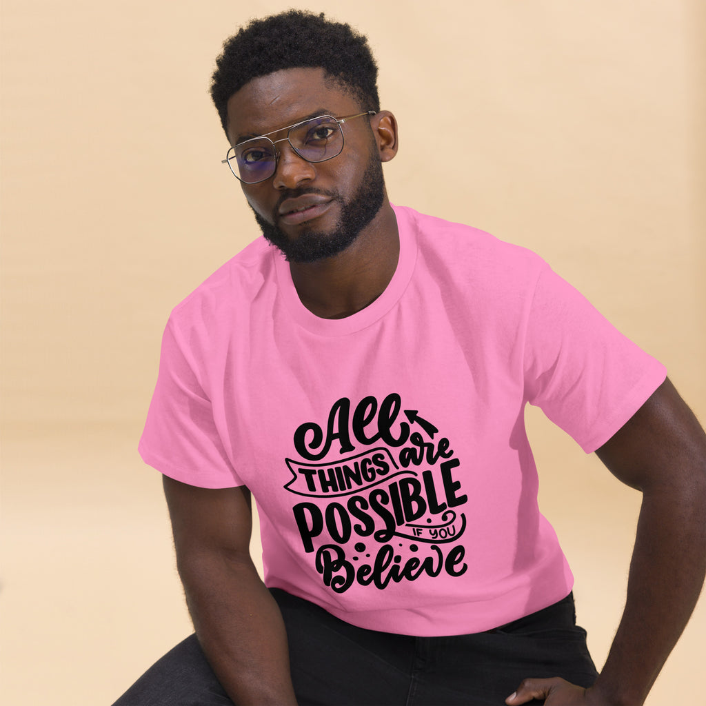Unisex classic tee - All Things Are Possible - SMIZE By RachelSMIZE By Rachel