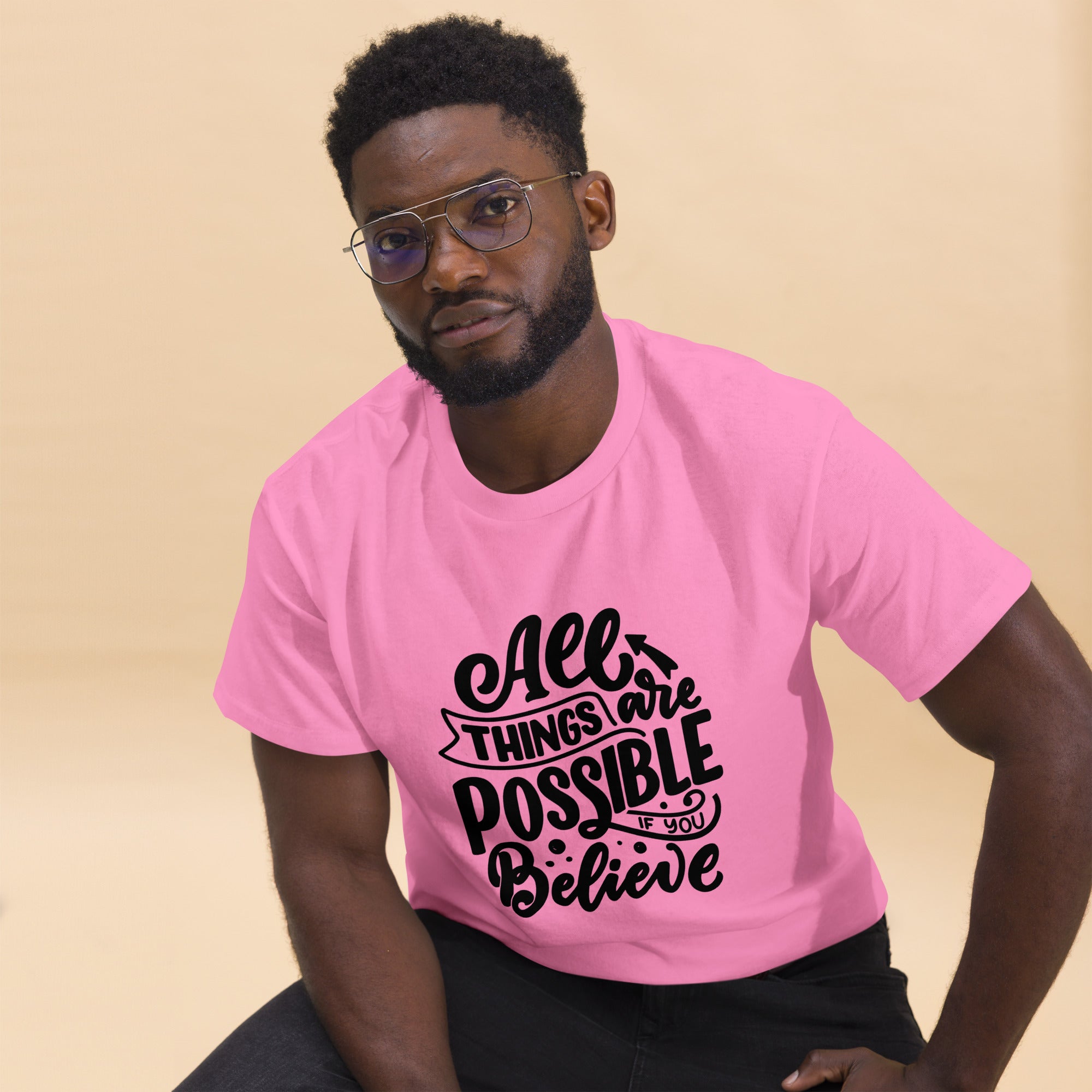 Unisex classic tee - All Things Are Possible - SMIZE By RachelSMIZE By Rachel