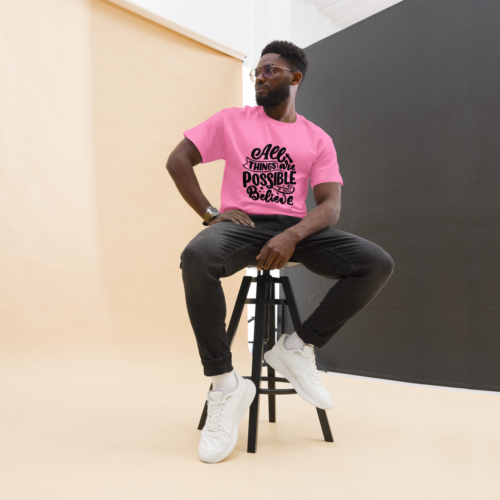 Unisex classic tee - All Things Are Possible - SMIZE By RachelSMIZE By Rachel