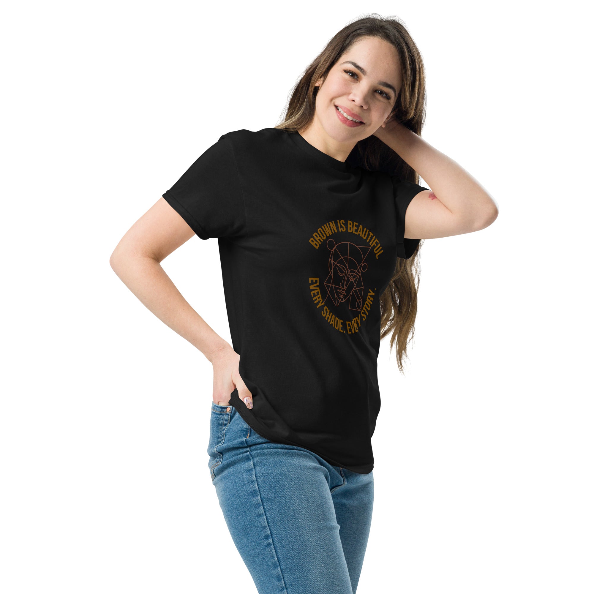 Unisex classic tee - Brown Is Beautiful - SMIZE By RachelSMIZE By Rachel