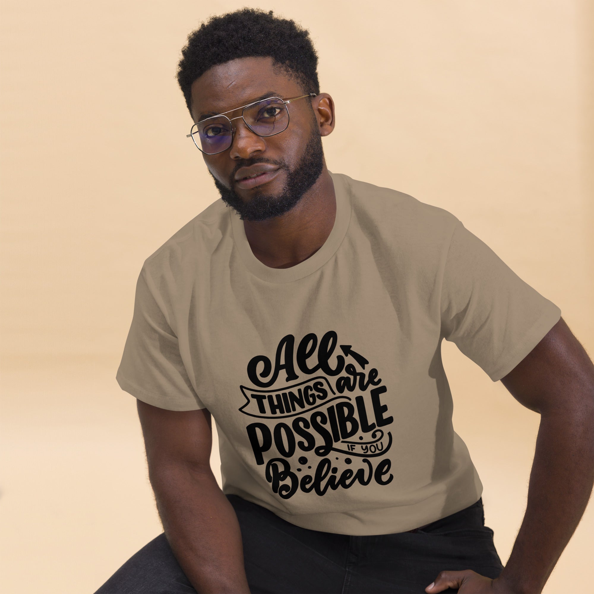 Unisex classic tee - All Things Are Possible - SMIZE By RachelSMIZE By Rachel