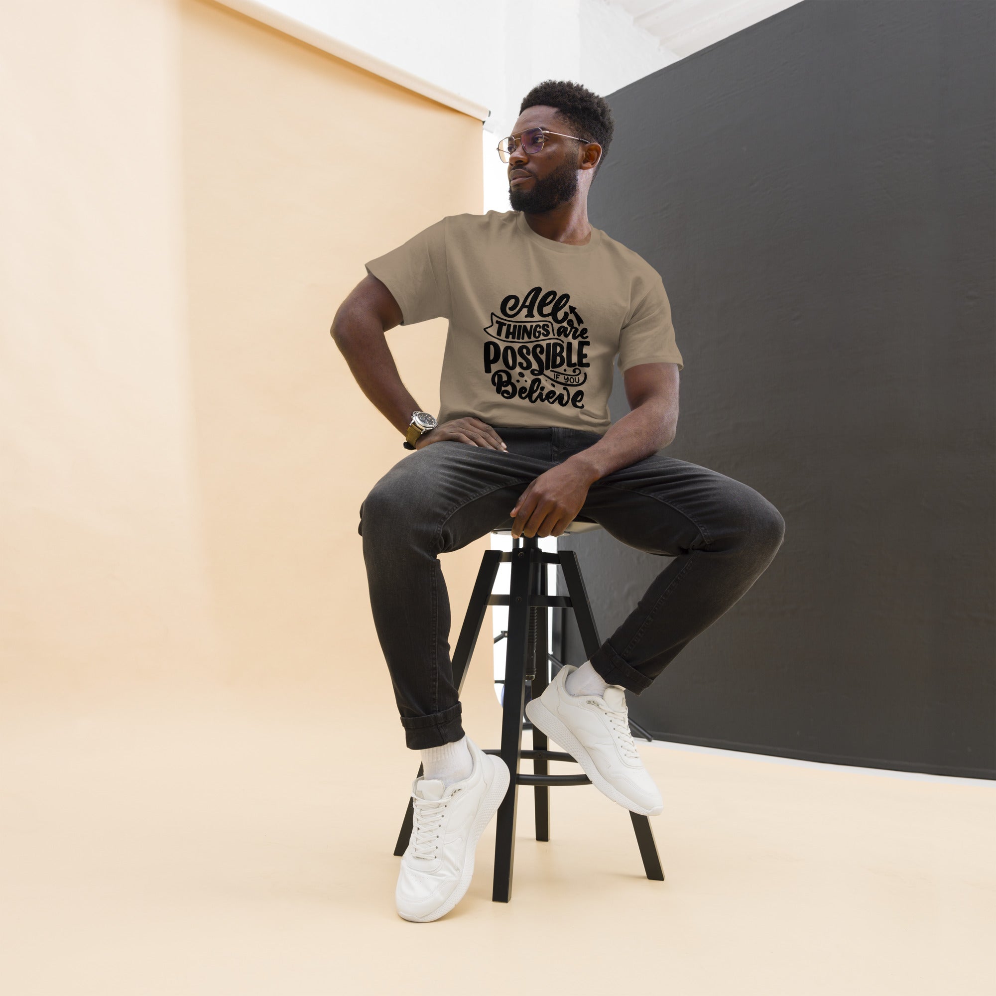 Unisex classic tee - All Things Are Possible - SMIZE By RachelSMIZE By Rachel