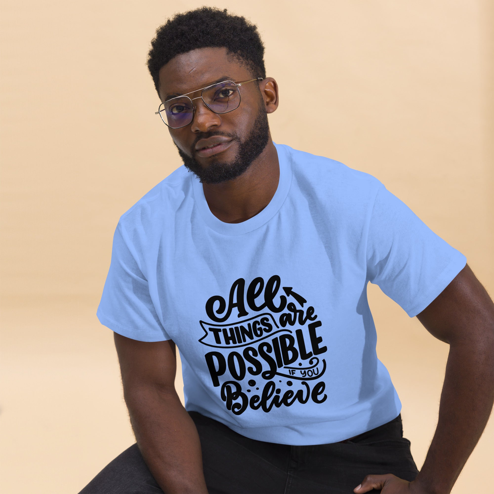 Unisex classic tee - All Things Are Possible - SMIZE By RachelSMIZE By Rachel