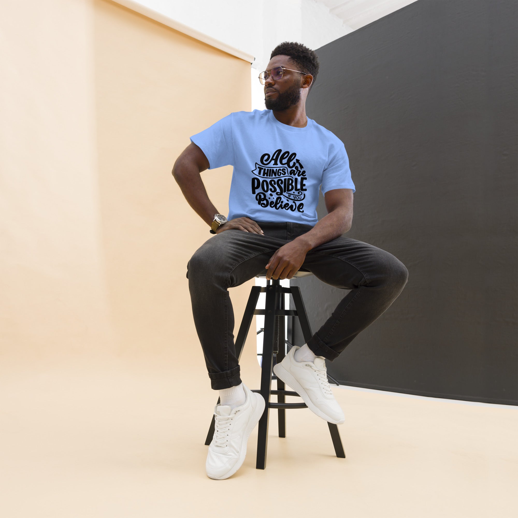 Unisex classic tee - All Things Are Possible - SMIZE By RachelSMIZE By Rachel