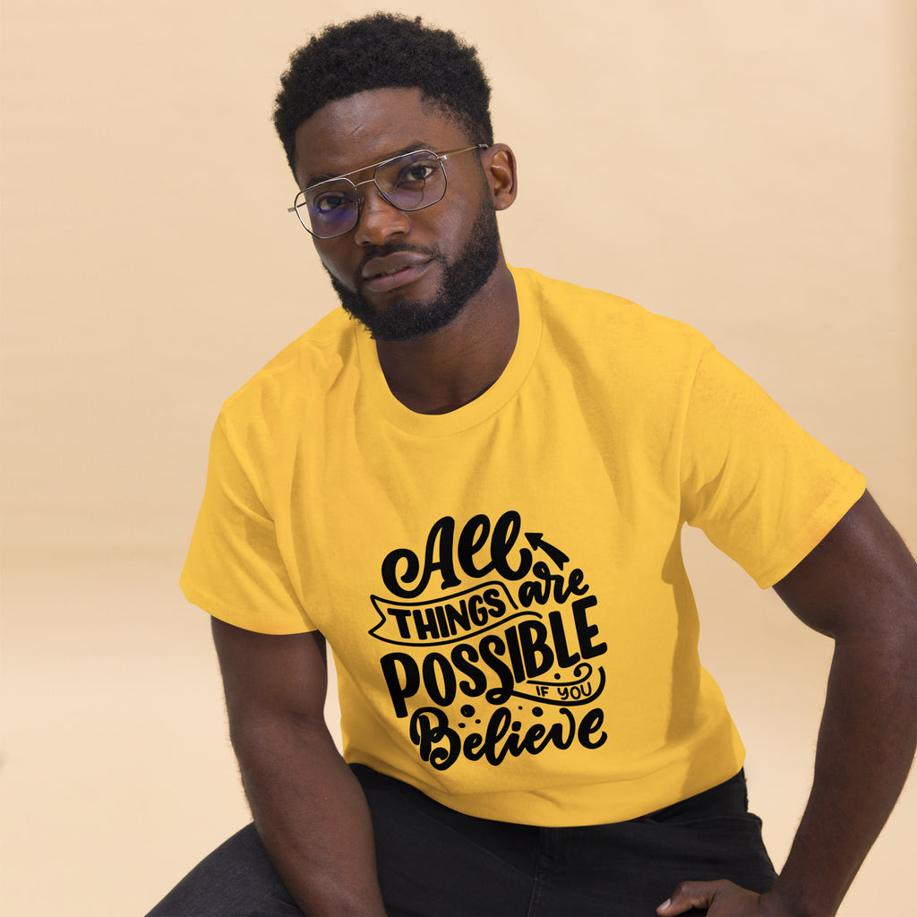 Unisex classic tee - All Things Are Possible - SMIZE By RachelSMIZE By Rachel