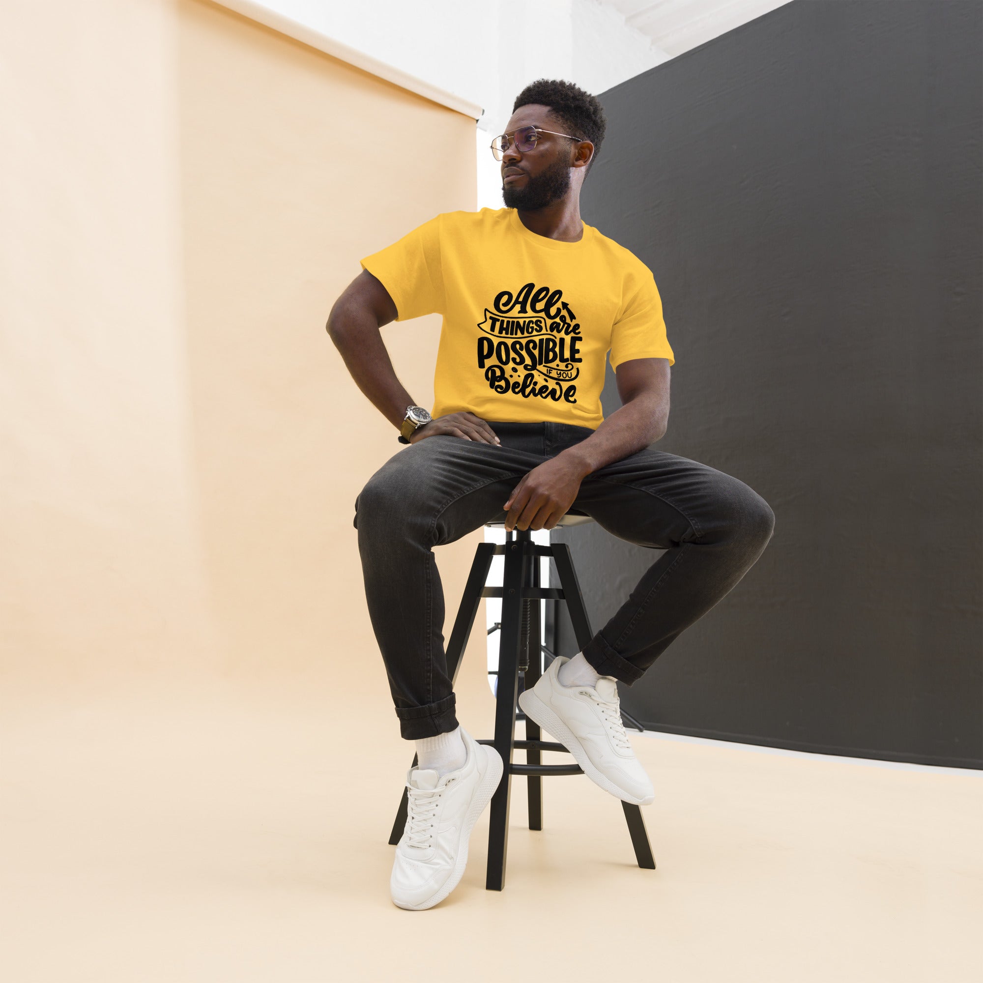 Unisex classic tee - All Things Are Possible - SMIZE By RachelSMIZE By Rachel