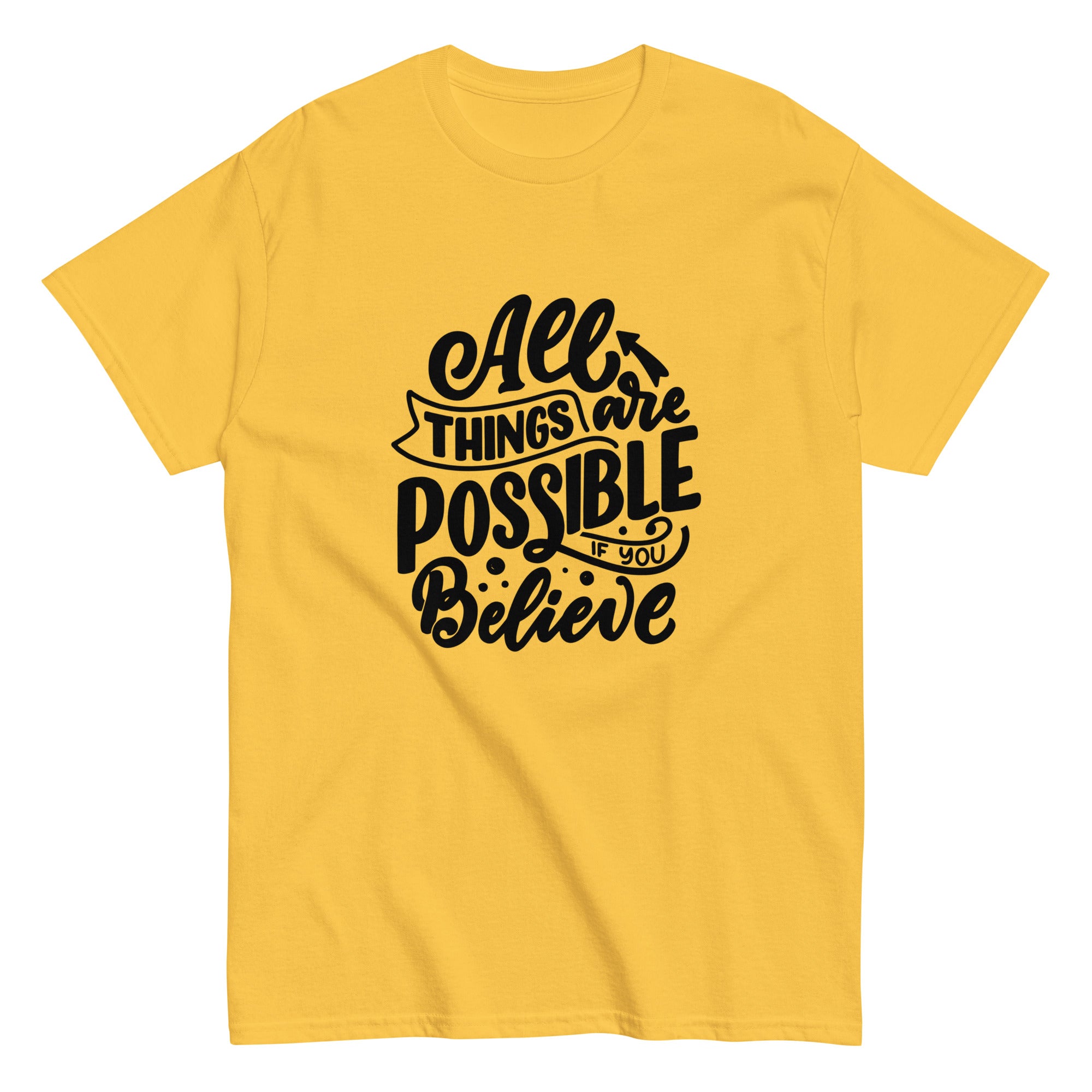 Unisex classic tee - All Things Are Possible - SMIZE By RachelSMIZE By Rachel