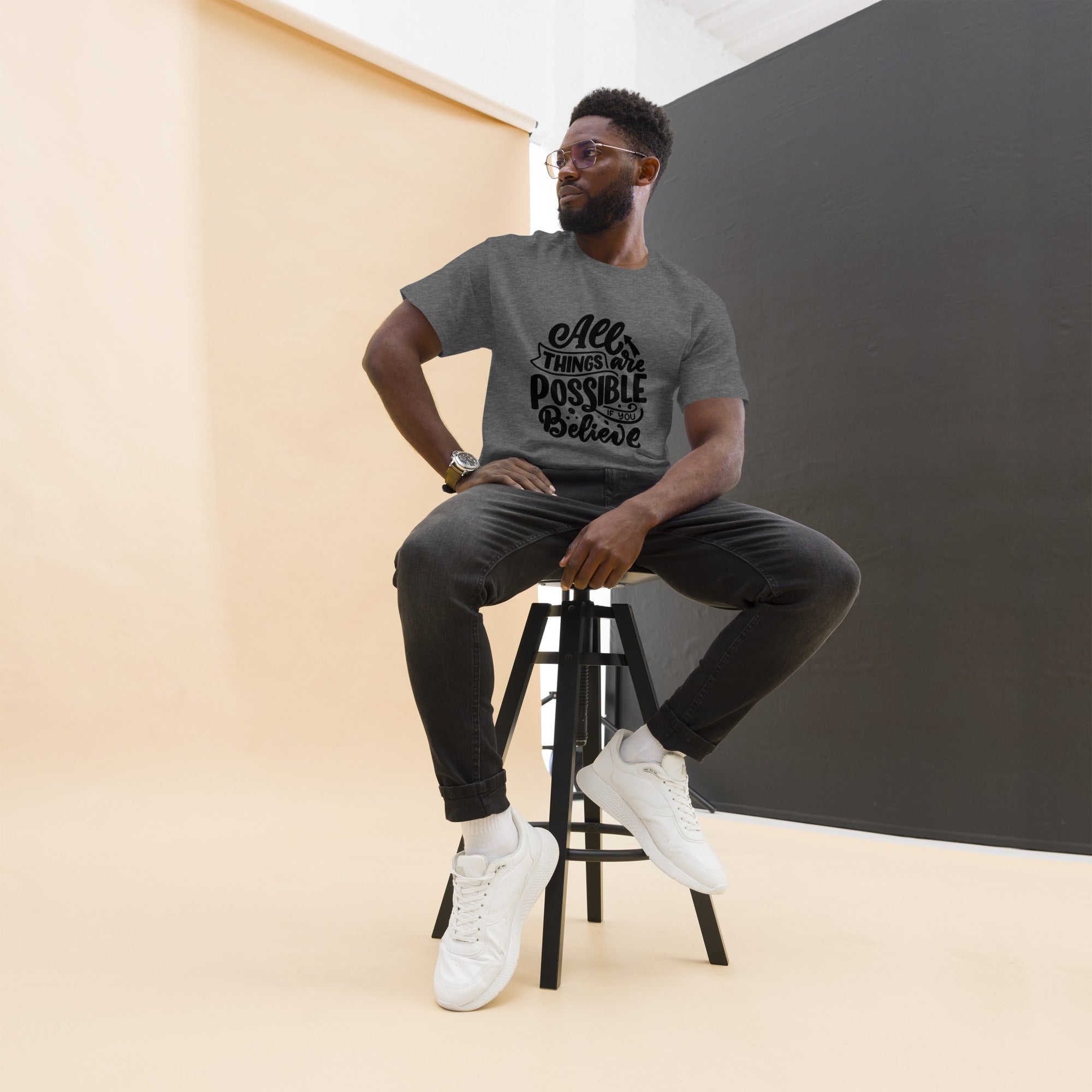 Unisex classic tee - All Things Are Possible - SMIZE By RachelSMIZE By Rachel