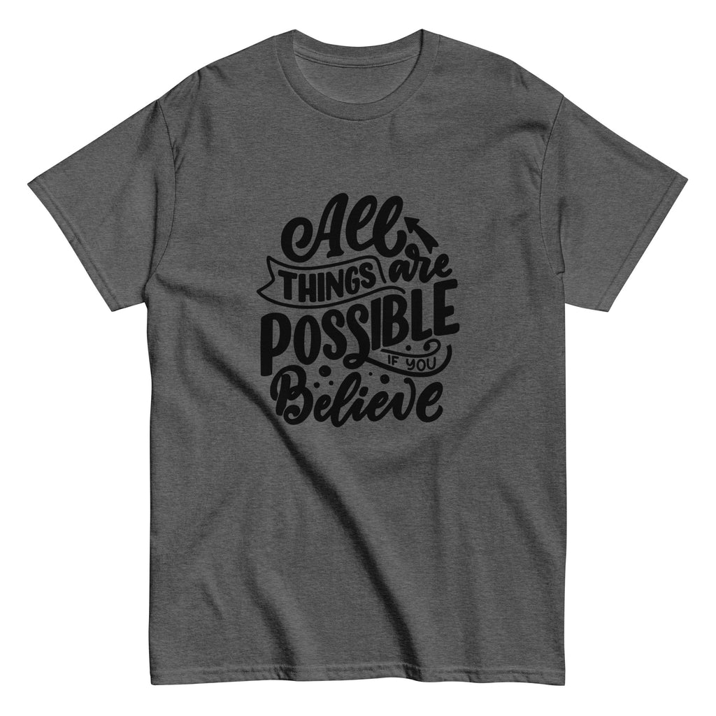 Unisex classic tee - All Things Are Possible - SMIZE By RachelSMIZE By Rachel