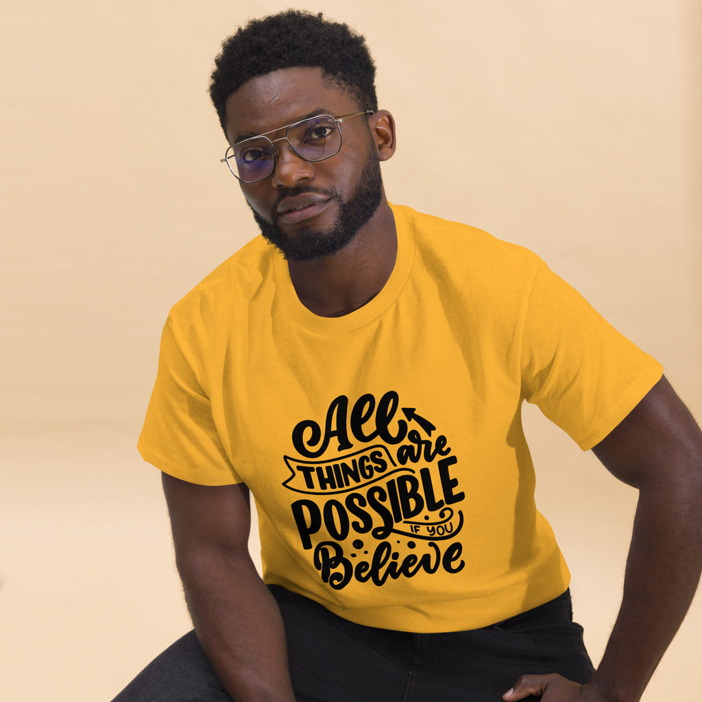 Unisex classic tee - All Things Are Possible - SMIZE By RachelSMIZE By Rachel