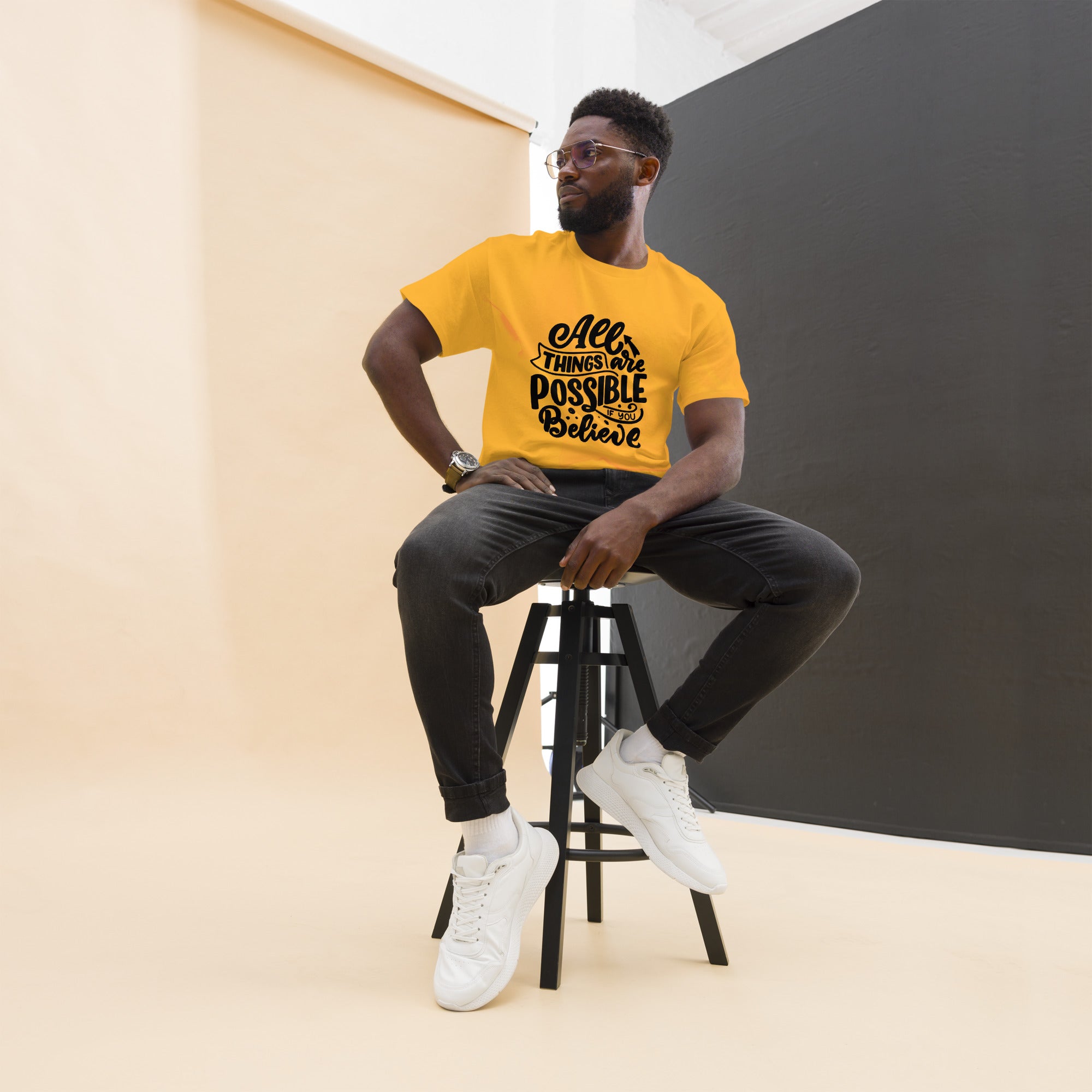 Unisex classic tee - All Things Are Possible - SMIZE By RachelSMIZE By Rachel