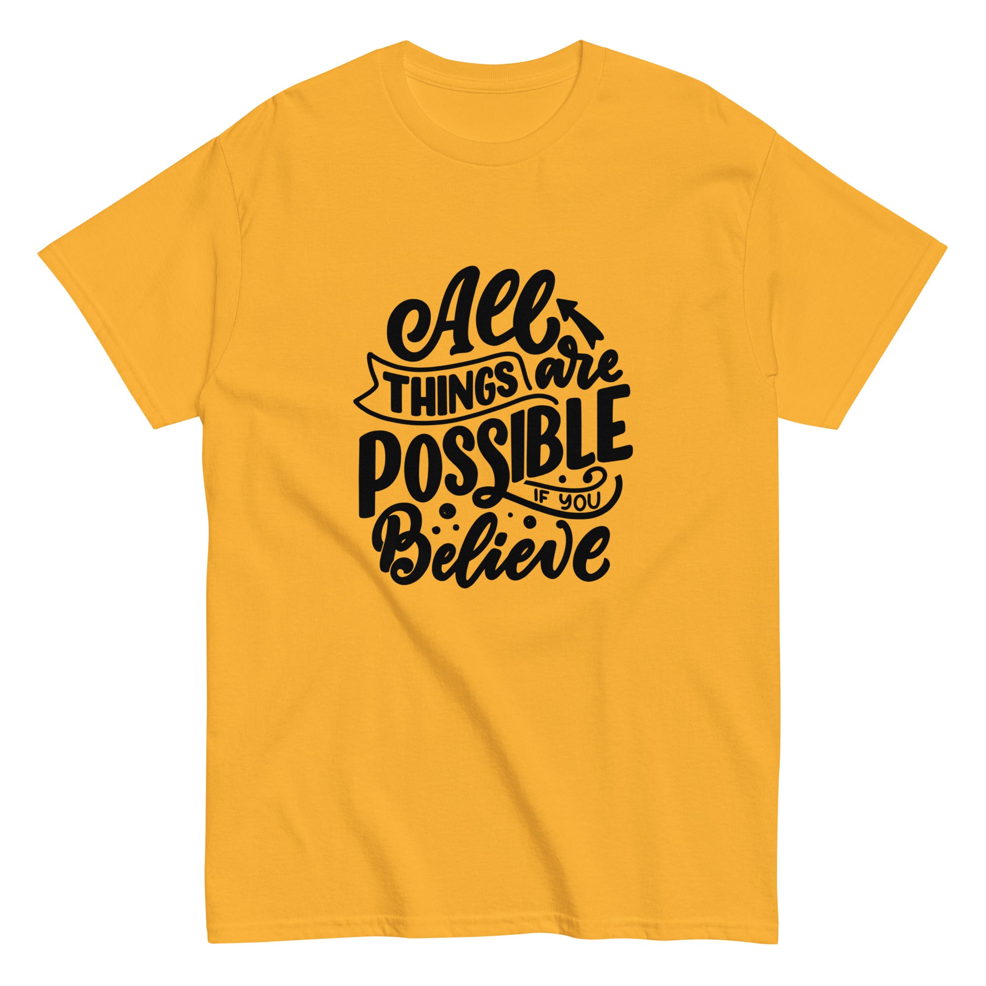 Unisex classic tee - All Things Are Possible - SMIZE By RachelSMIZE By Rachel
