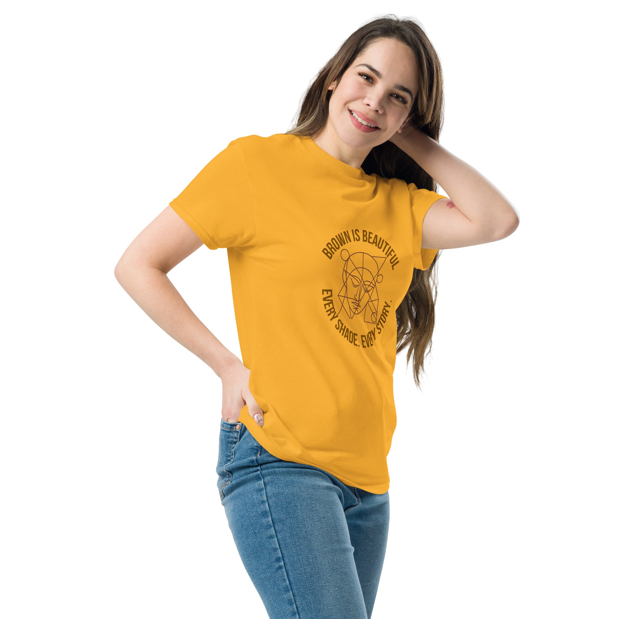 Unisex classic tee - Brown Is Beautiful - SMIZE By RachelSMIZE By Rachel