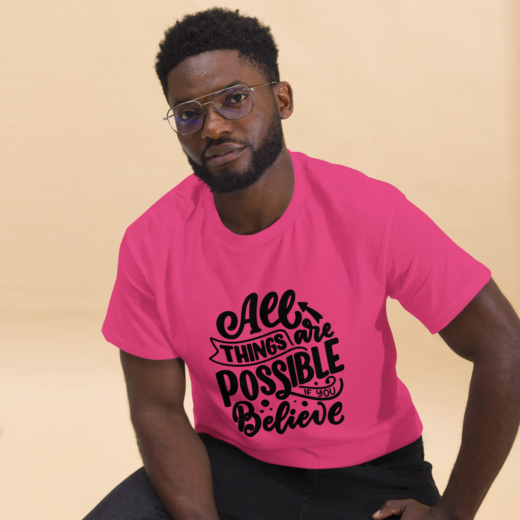 Unisex classic tee - All Things Are Possible - SMIZE By RachelSMIZE By Rachel