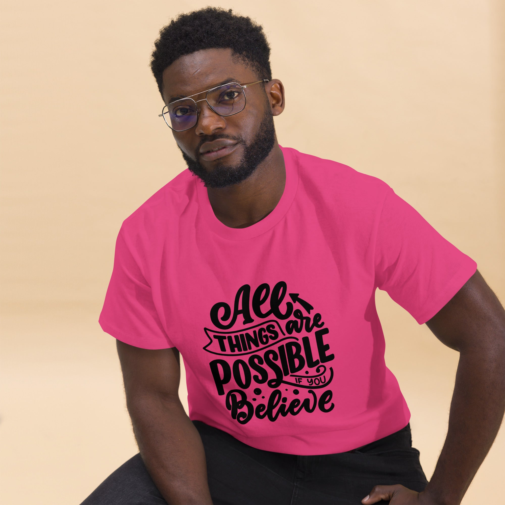 Unisex classic tee - All Things Are Possible - SMIZE By RachelSMIZE By Rachel