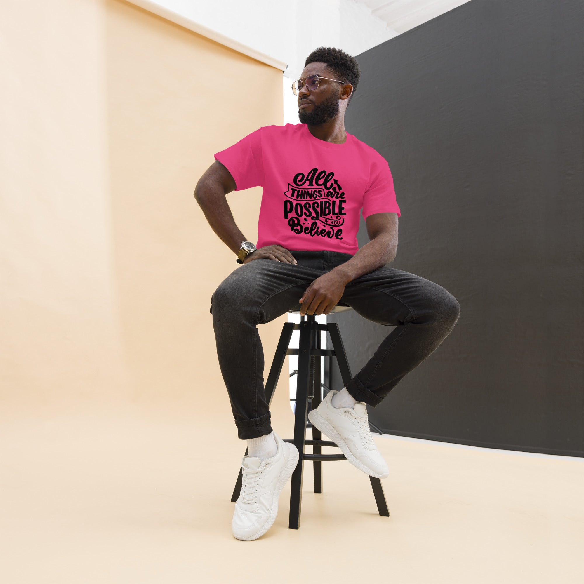 Unisex classic tee - All Things Are Possible - SMIZE By RachelSMIZE By Rachel
