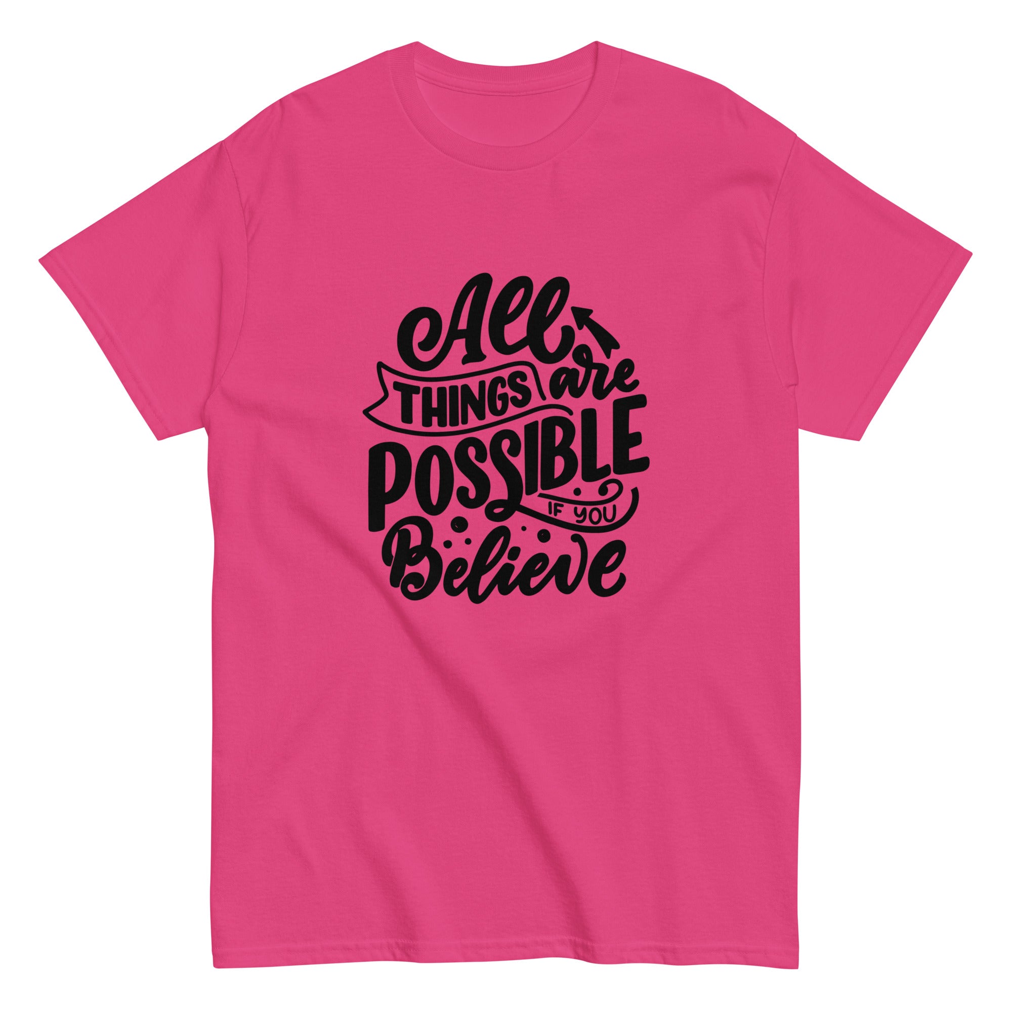 Unisex classic tee - All Things Are Possible - SMIZE By RachelSMIZE By Rachel