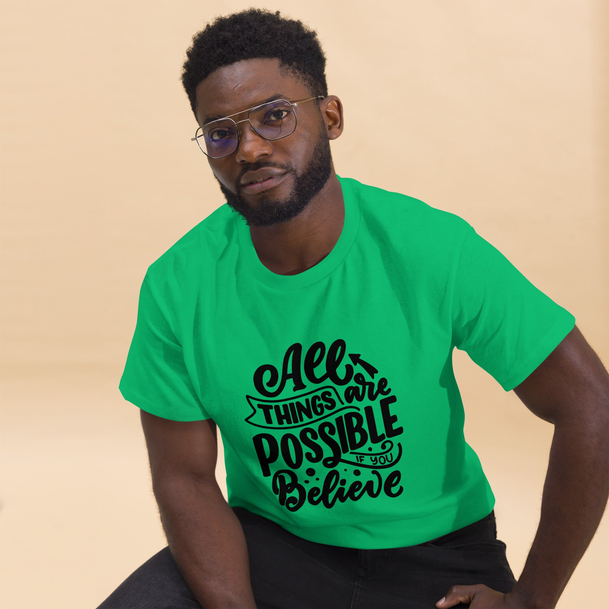 Unisex classic tee - All Things Are Possible - SMIZE By RachelSMIZE By Rachel