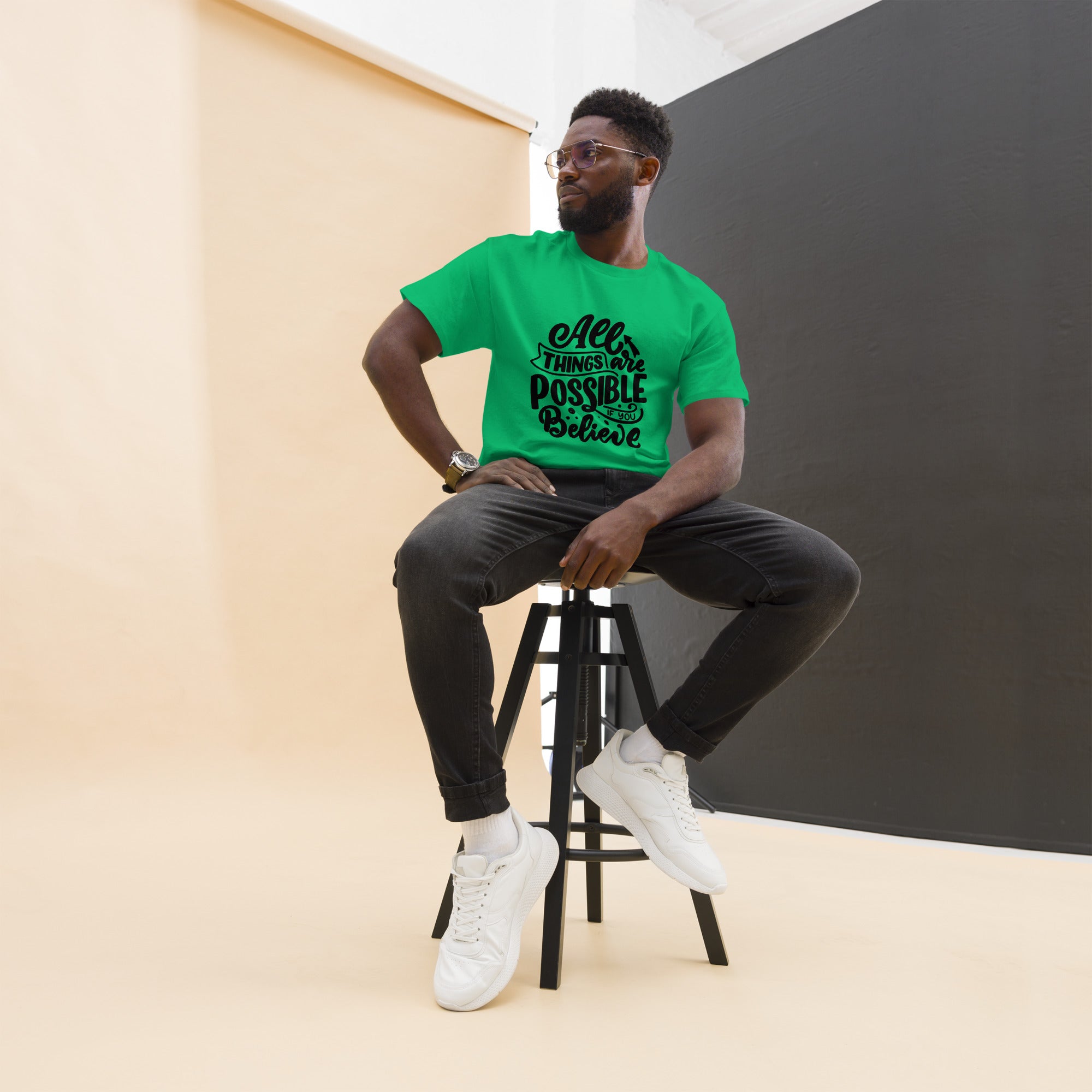 Unisex classic tee - All Things Are Possible - SMIZE By RachelSMIZE By Rachel