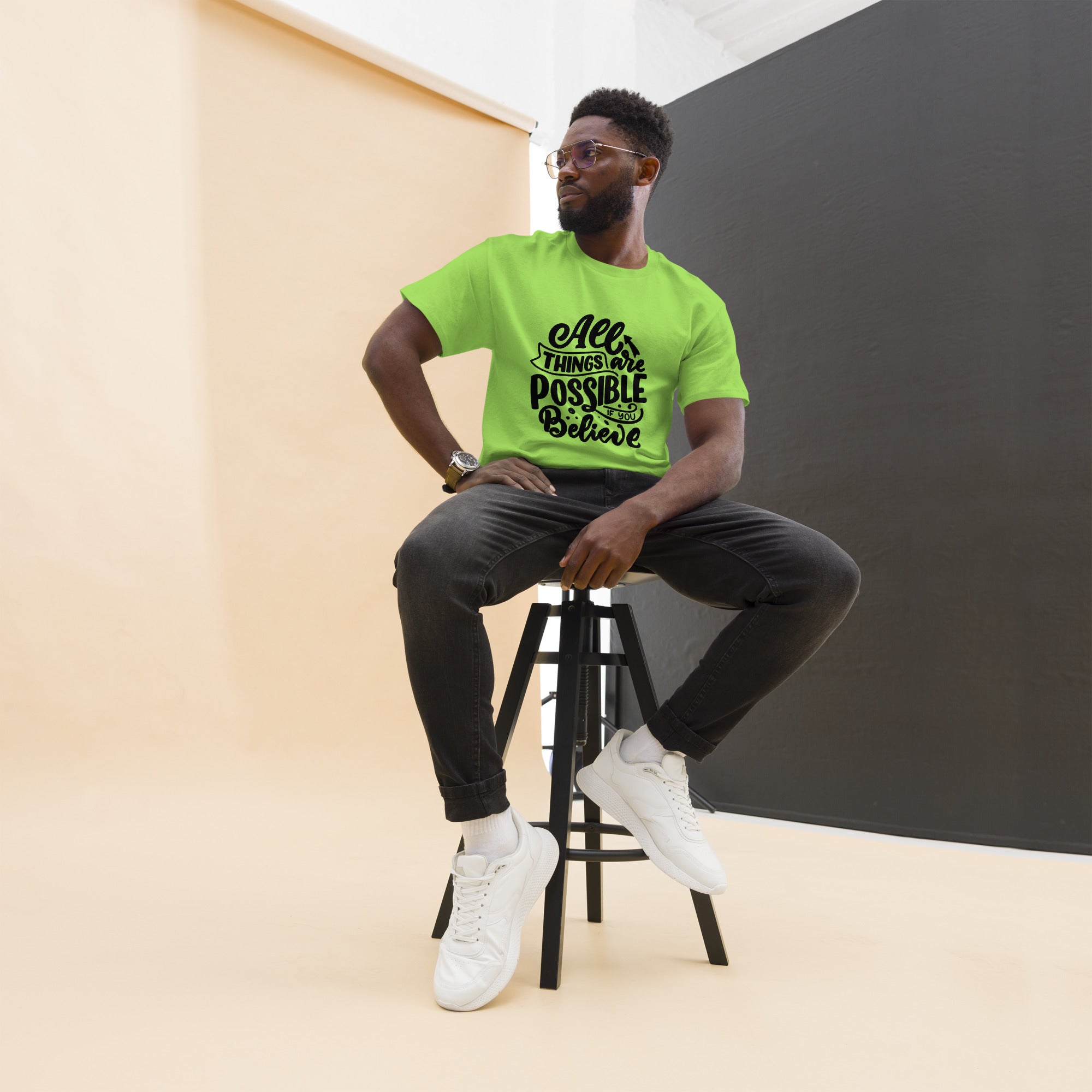 Unisex classic tee - All Things Are Possible - SMIZE By RachelSMIZE By Rachel