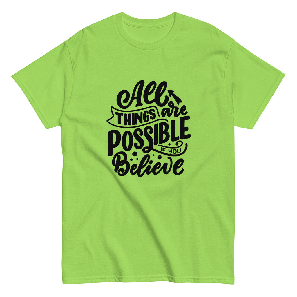 Unisex classic tee - All Things Are Possible - SMIZE By RachelSMIZE By Rachel