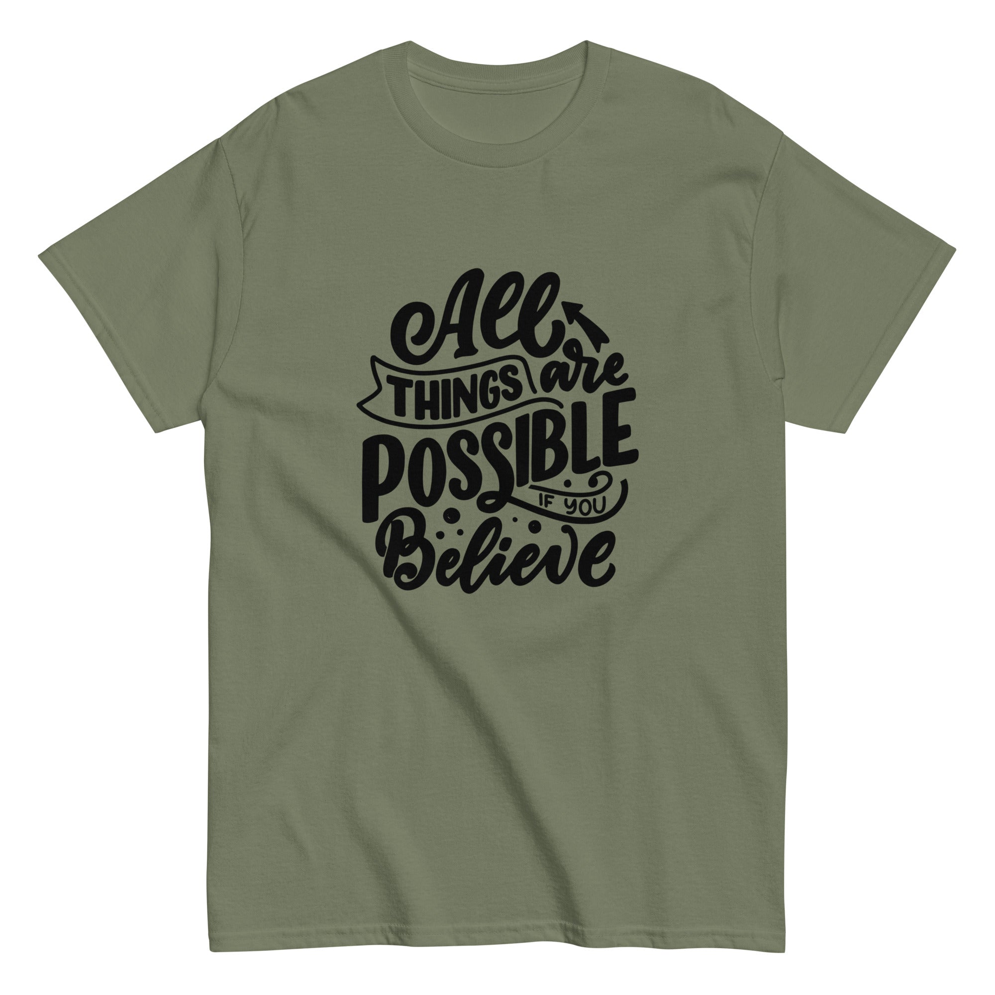 Unisex classic tee - All Things Are Possible - SMIZE By RachelSMIZE By Rachel