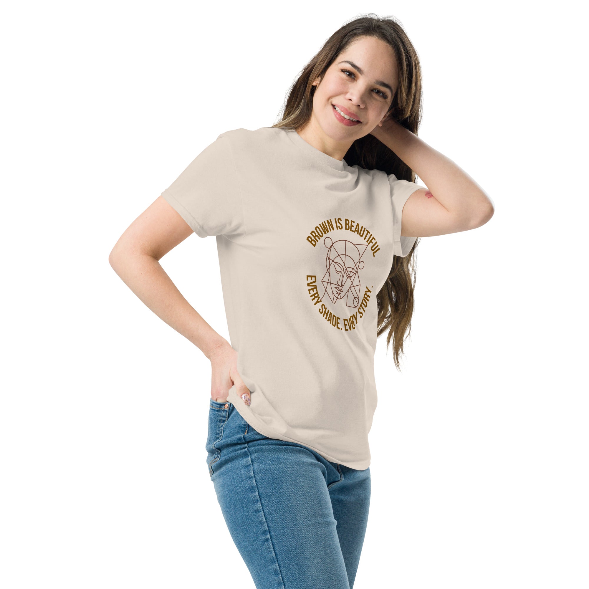 Unisex classic tee - Brown Is Beautiful - SMIZE By RachelSMIZE By Rachel