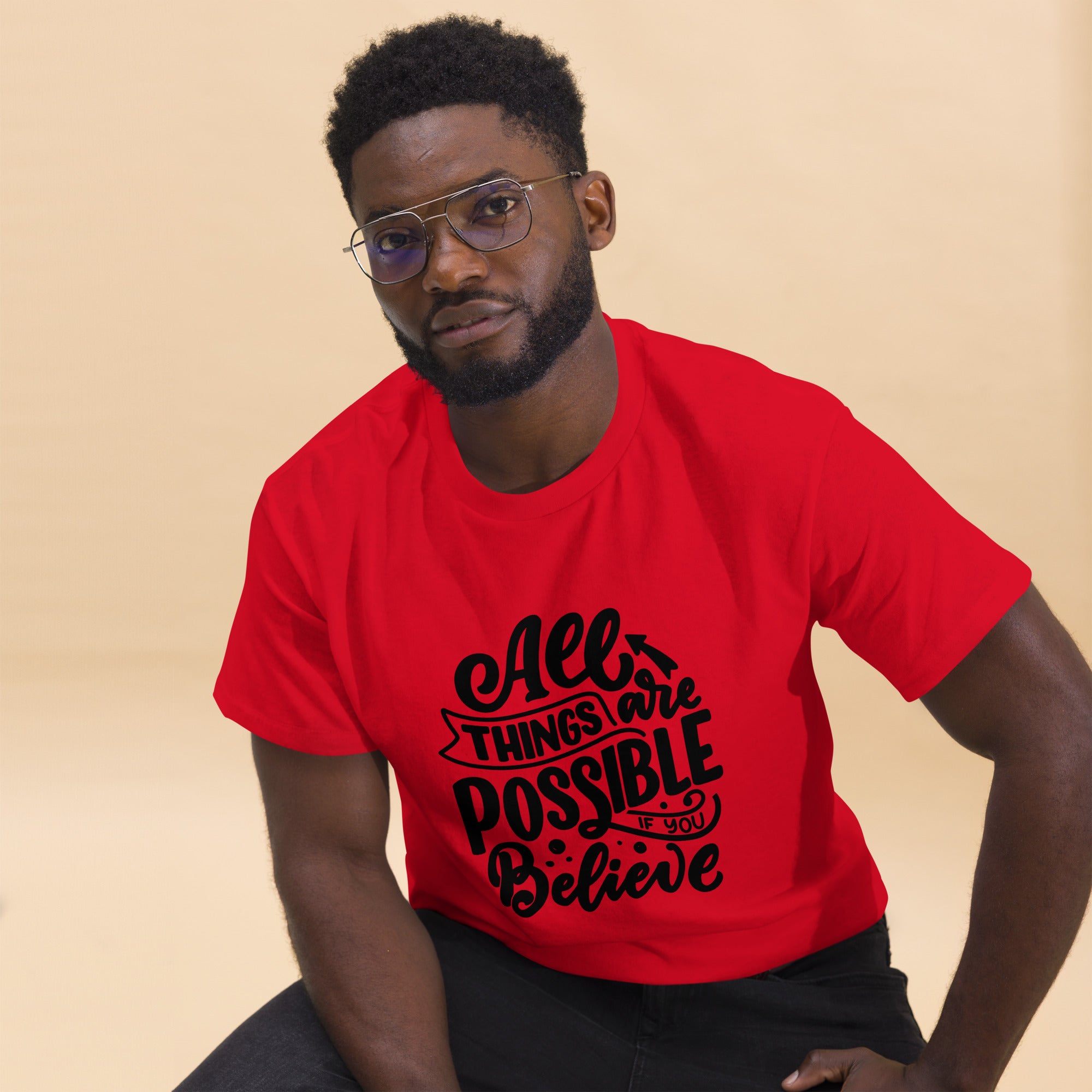 Unisex classic tee - All Things Are Possible - SMIZE By RachelSMIZE By Rachel