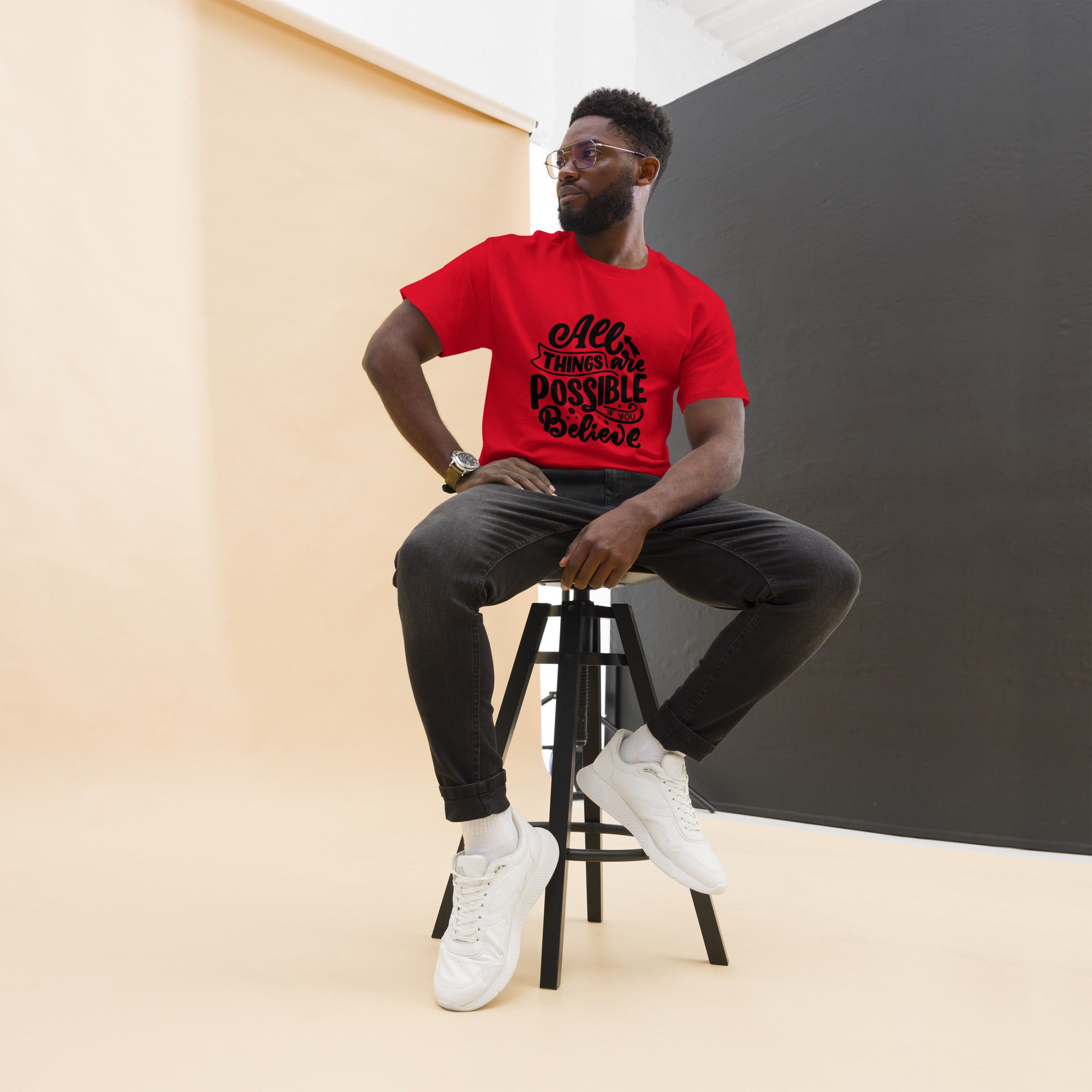 Unisex classic tee - All Things Are Possible - SMIZE By RachelSMIZE By Rachel