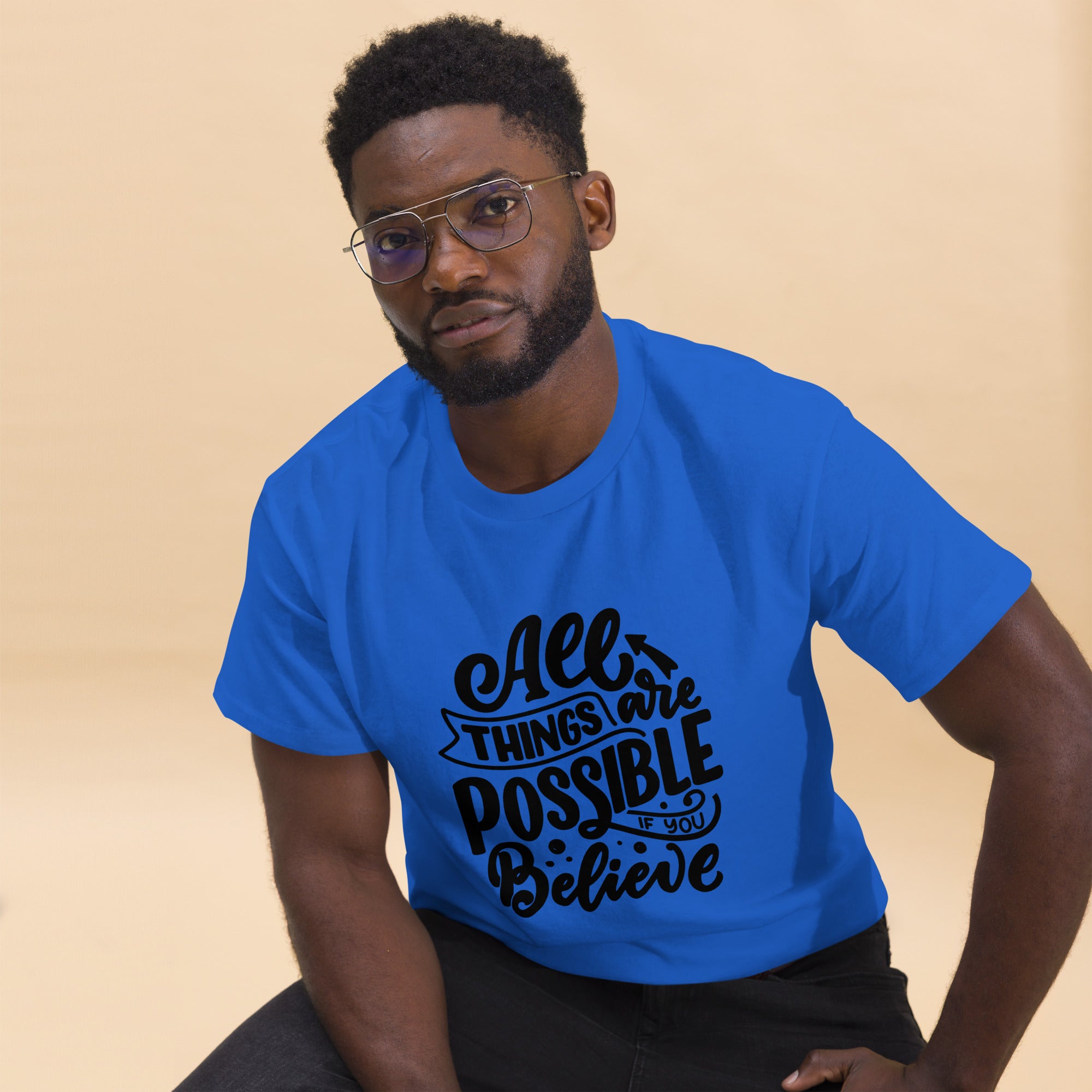 Unisex classic tee - All Things Are Possible - SMIZE By RachelSMIZE By Rachel
