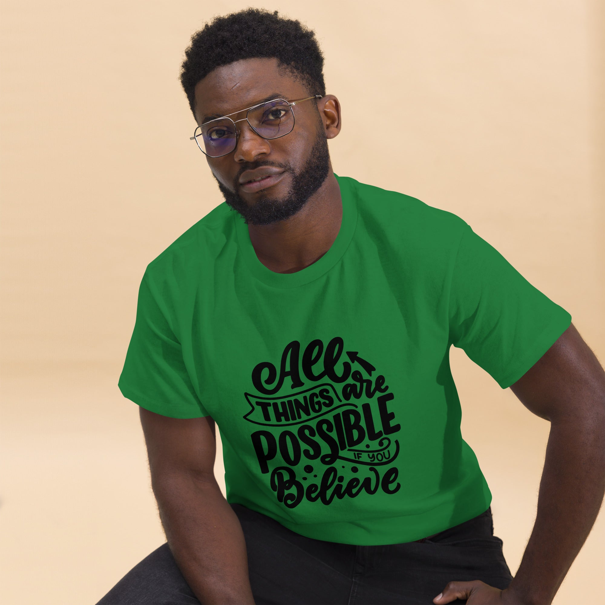 Unisex classic tee - All Things Are Possible - SMIZE By RachelSMIZE By Rachel