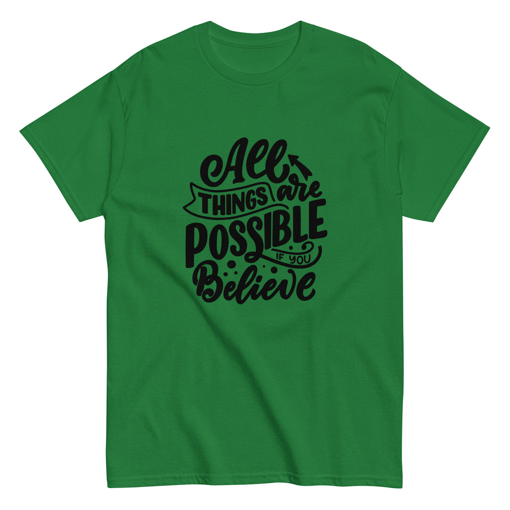 Unisex classic tee - All Things Are Possible - SMIZE By RachelSMIZE By Rachel
