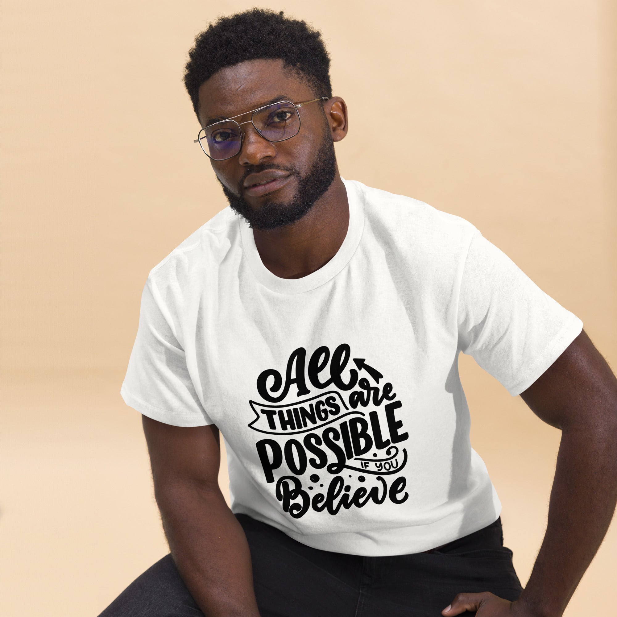 Unisex classic tee - All Things Are Possible - SMIZE By RachelSMIZE By Rachel
