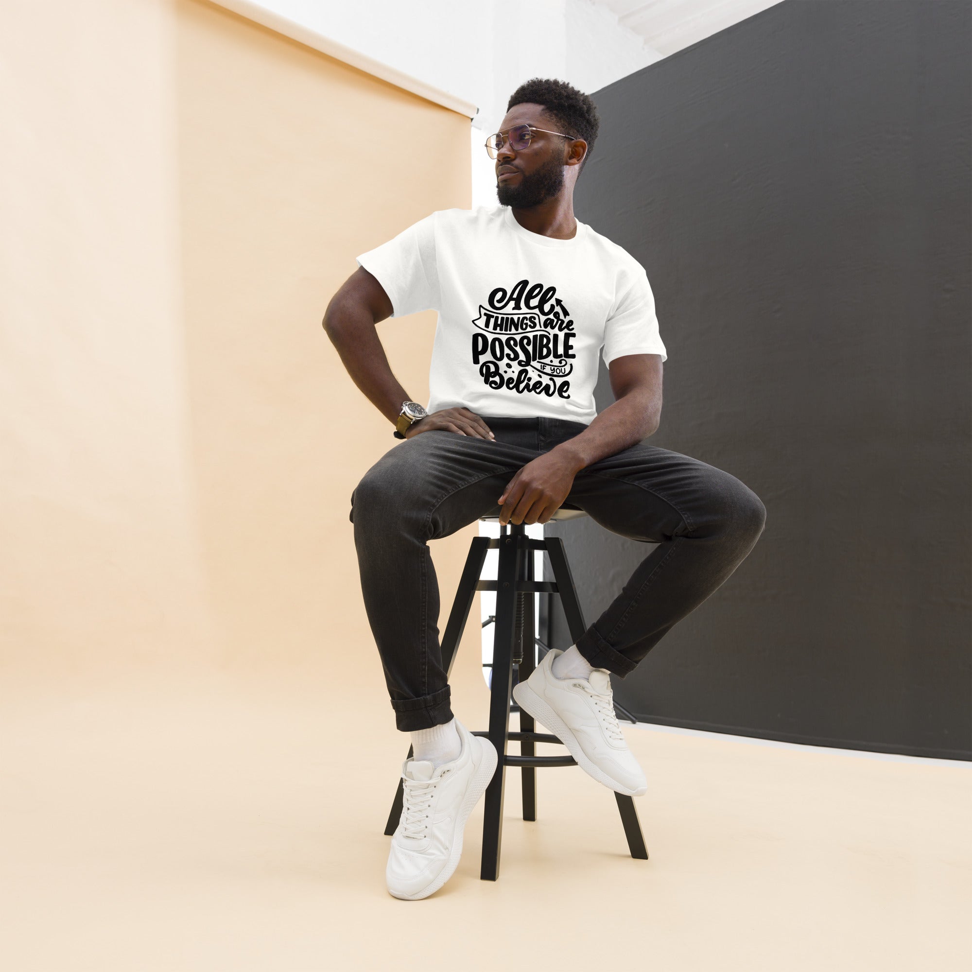 Unisex classic tee - All Things Are Possible - SMIZE By RachelSMIZE By Rachel