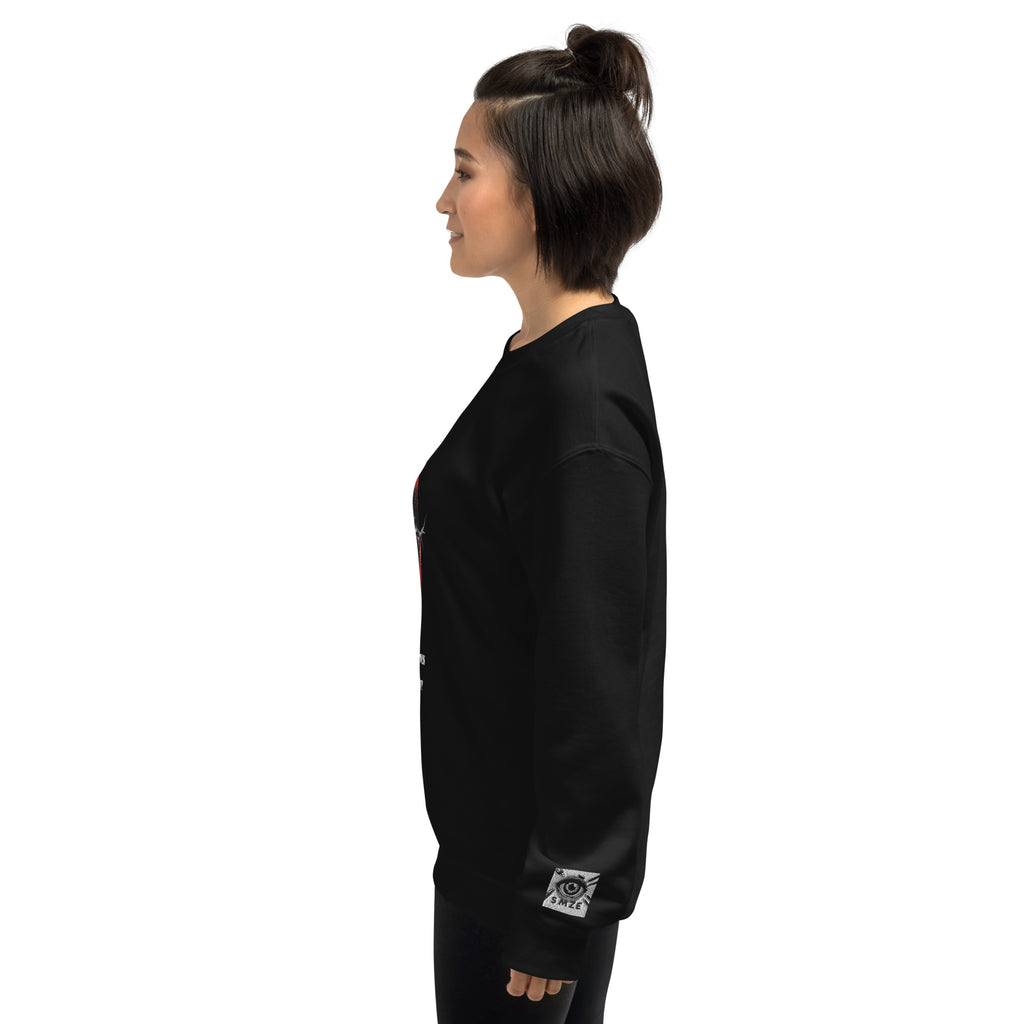 Unisex Sweatshirt - Dream of Roses But Swallow Thorns - SMIZE By RachelSMIZE By Rachel