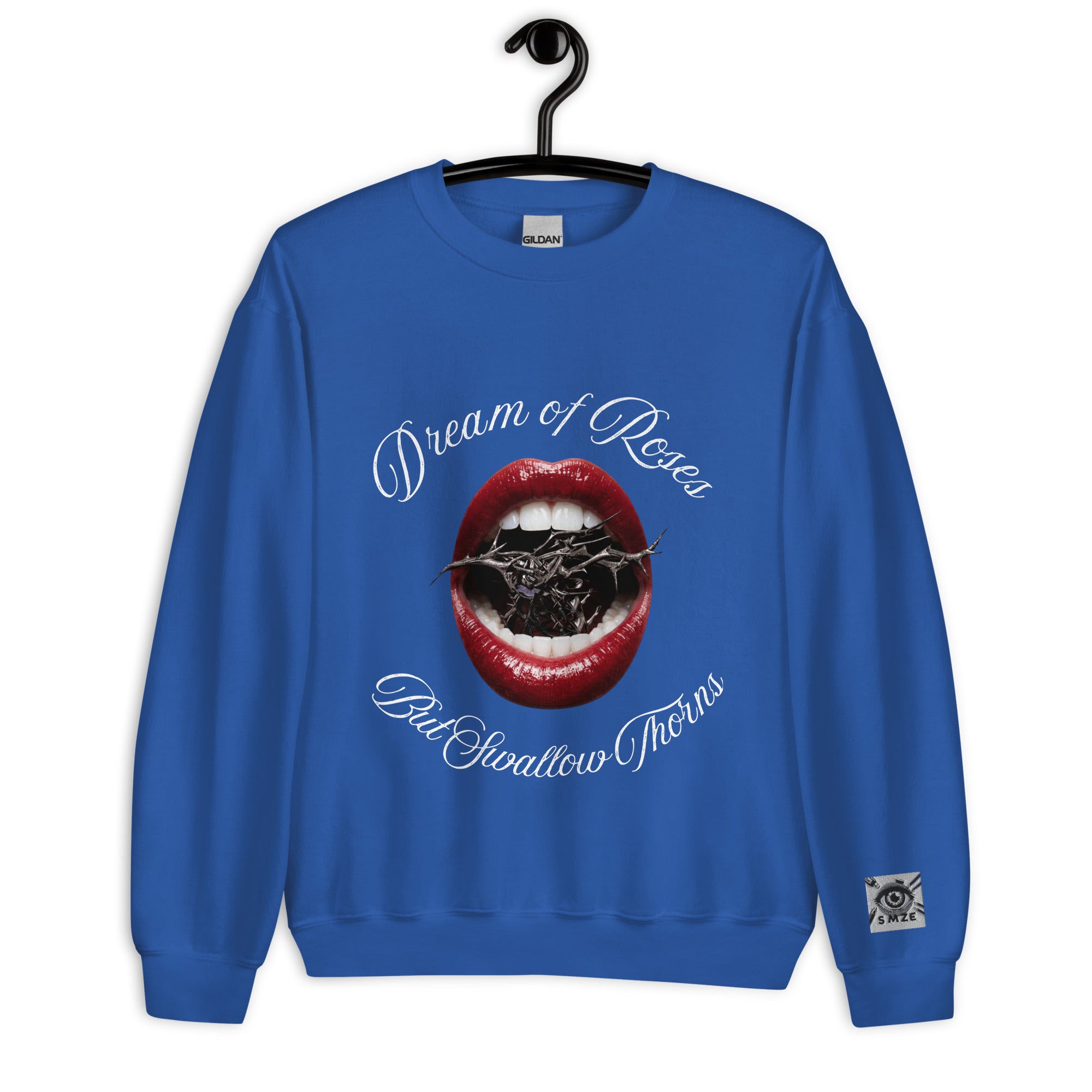 Unisex Sweatshirt-Dream of Roses But Swallow Thorns - SMIZE By RachelSMIZE By Rachel