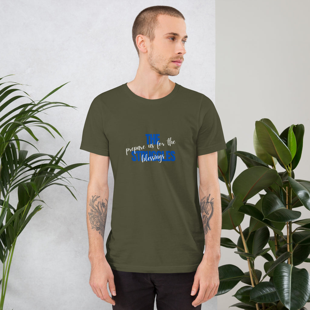 Unisex t-shirt - Blessings from Struggles - SMIZE By RachelSMIZE By Rachel