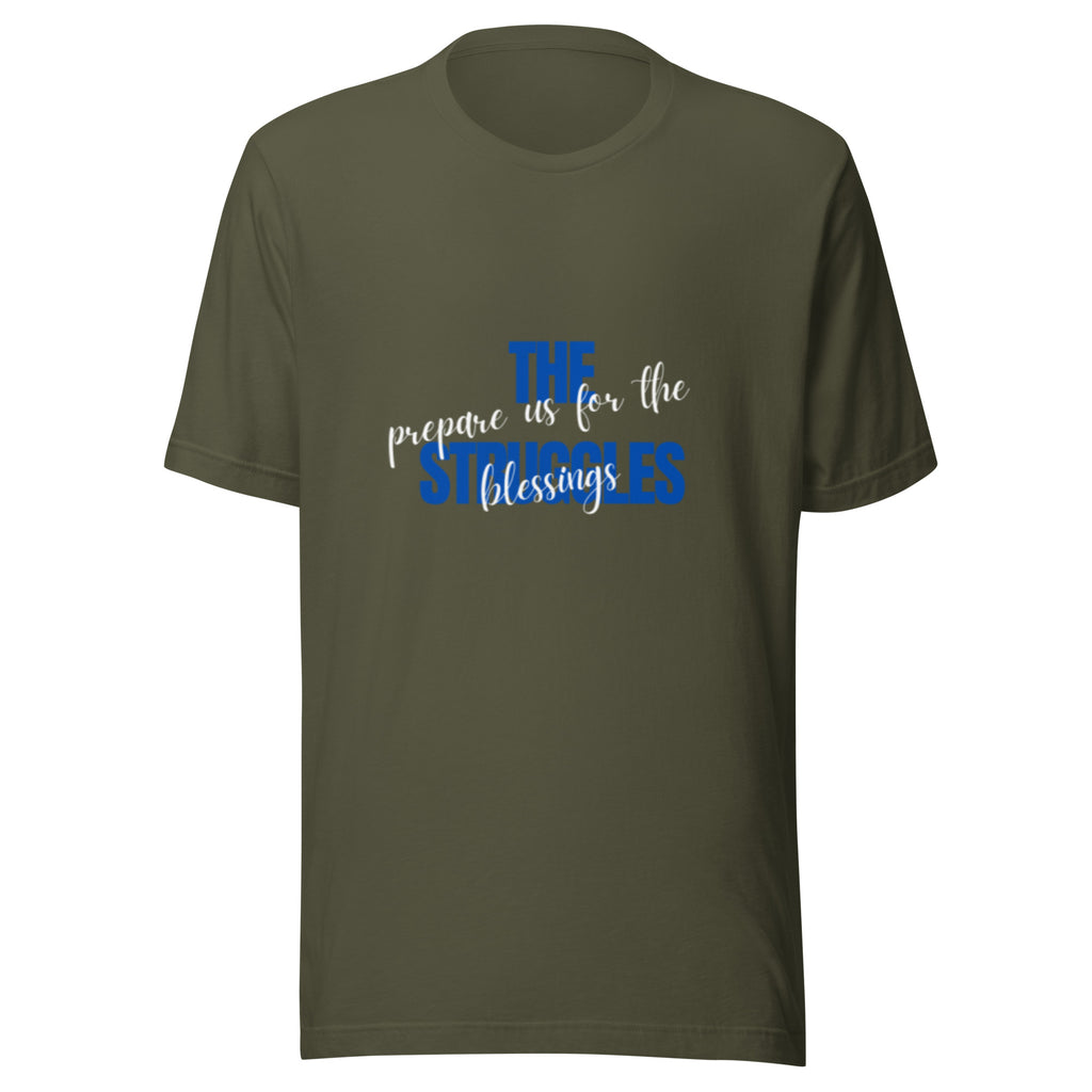 Unisex t-shirt - Blessings from Struggles - SMIZE By RachelSMIZE By Rachel
