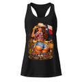 Women’s fitted racerback tank top-TEXASS Tank - SMIZE By RachelSMIZE By Rachel