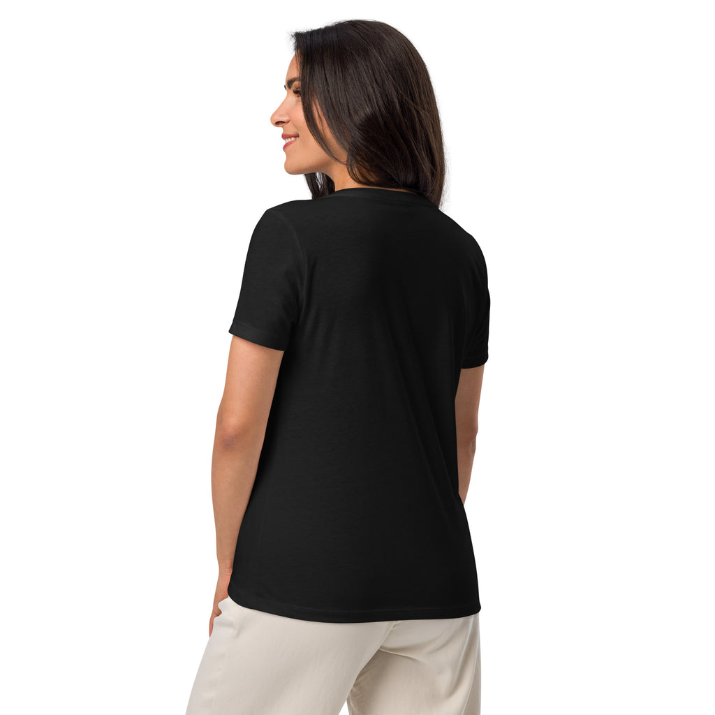 Women’s relaxed v - neck t-shirt - Picosa - SMIZE By RachelSMIZE By Rachel